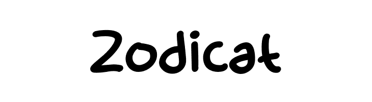 Zodicat  font caratteri gratis