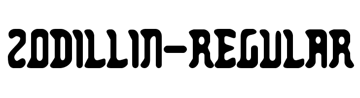 Zodillin-Regular Font