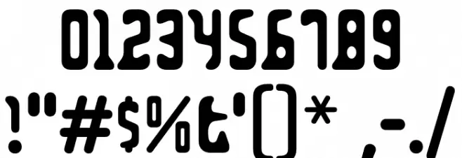 Zodillin-Regular Font OTHER CHARS