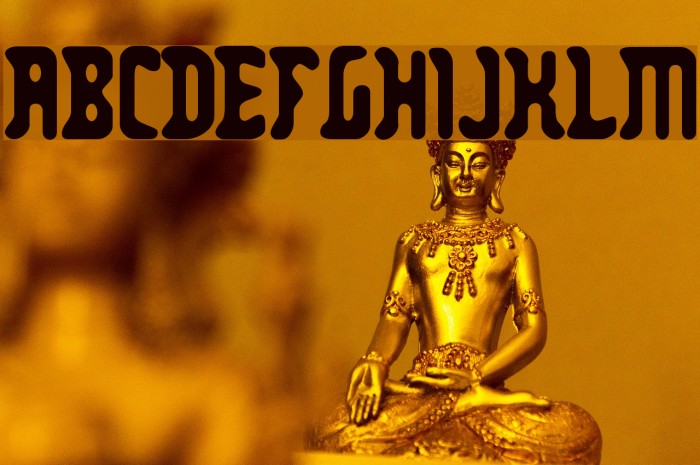 Zodillin Font examples