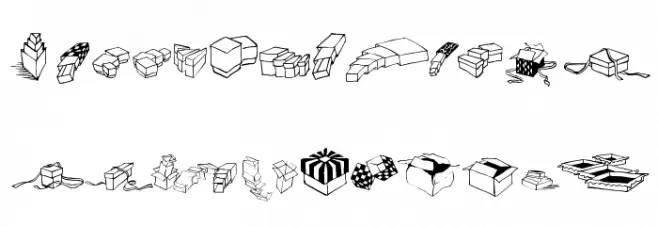 Zoeboxes Normal Font Litere mari