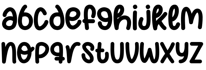 Zoete Dromen Font LOWERCASE