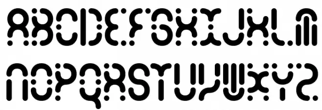 Zoetrope -BRK- Font UPPERCASE
