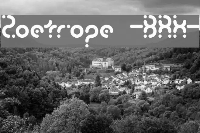 Zoetrope -BRK- Font examples