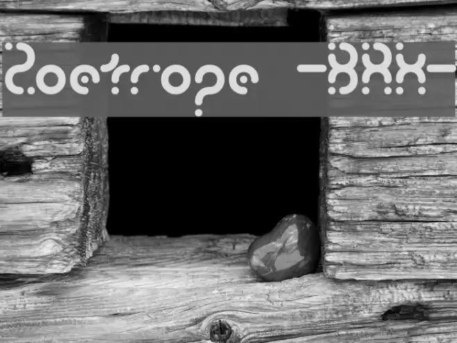 Zoetrope -BRK- Font examples