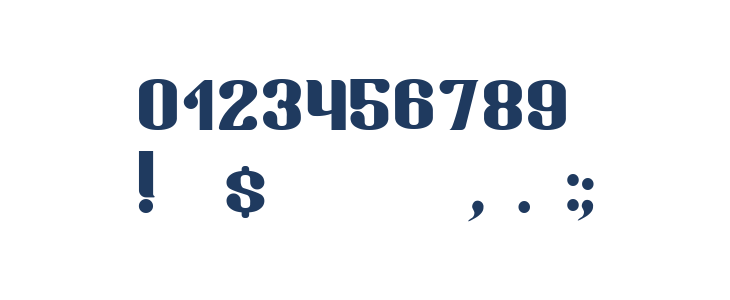 Zoika bold Other Characters