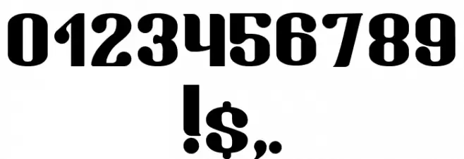 Zoika bold Font OTHER CHARS