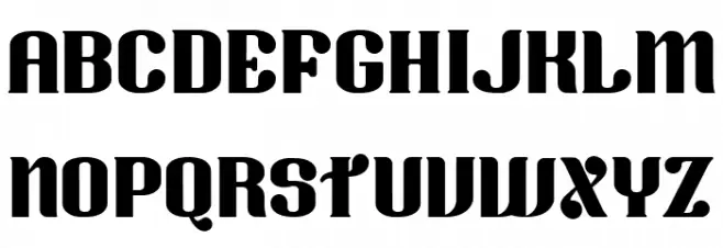 Zoika bold Schriftart Groß