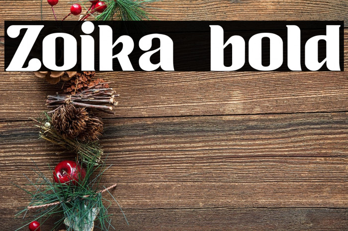 Zoika bold Example 3
