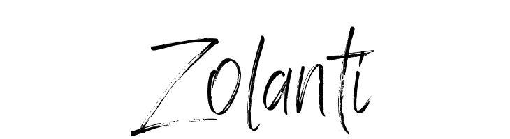 Zolanti  免费字体下载