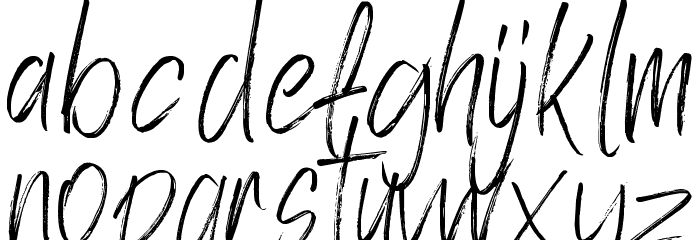 Zolanti Font LOWERCASE