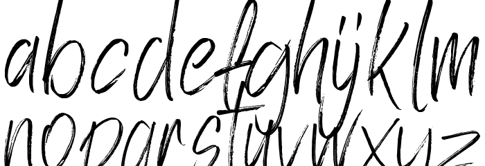 Zolanti Font LOWERCASE