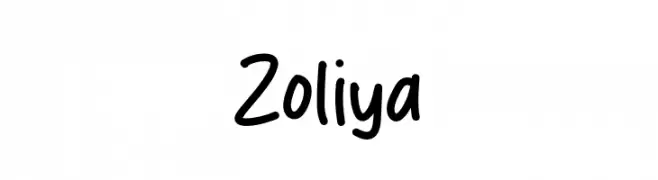 Zoliya  Fuentes Gratis Descargar