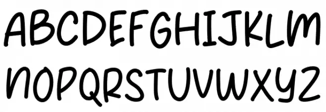 Zoliya Schriftart Groß