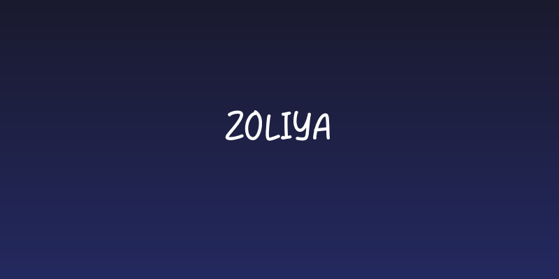 Zoliya Social Header