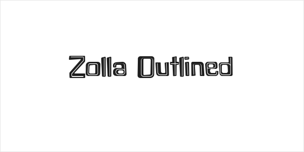 Zolla Outlined Logo