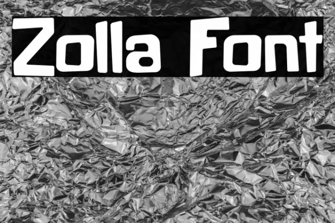 Zolla Caratteri examples