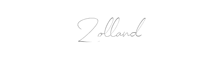 Zolland  नि: शुल्क फ़ॉन्ट्स डाउनलोड
