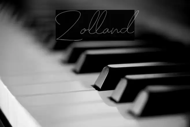 Zolland Font examples