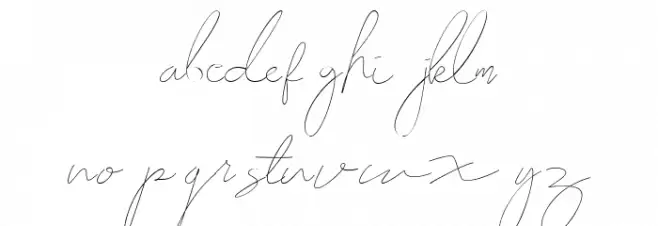Zolland Font LOWERCASE