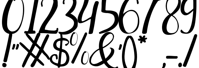 Zolleha Font OTHER CHARS