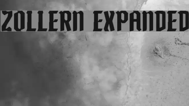 Zollern Expanded Font examples