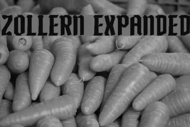 Zollern Expanded Font examples