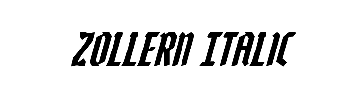 Zollern Italic  baixar fontes gratis