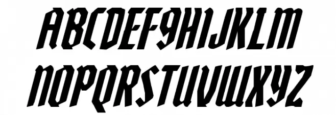 Zollern Italic Caratteri MINUSCOLO