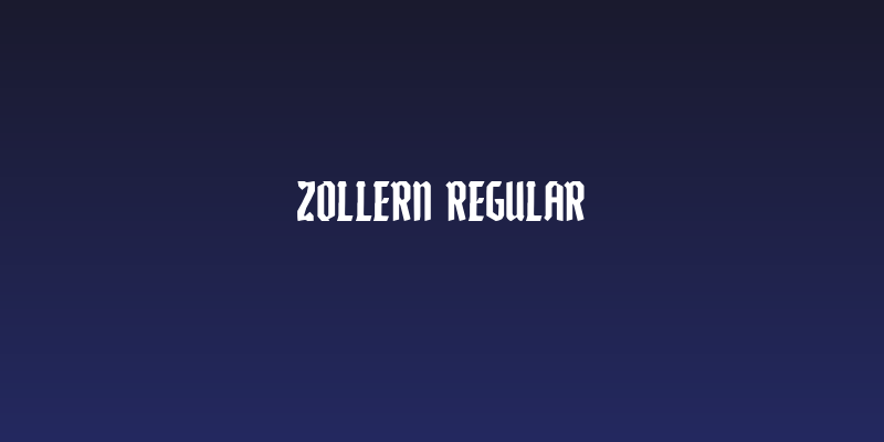Zollern Regular Social Header