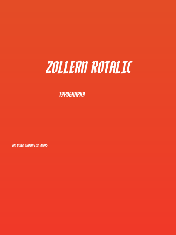 Zollern Rotalic Poster