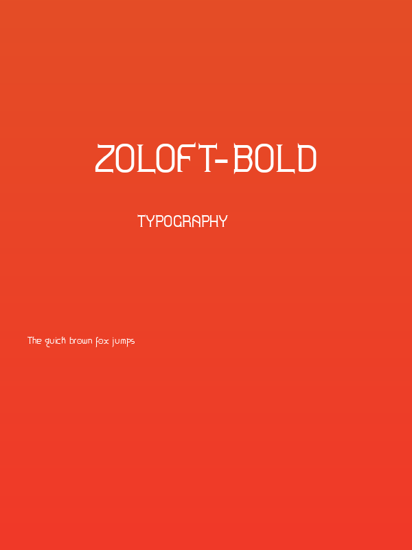 Zoloft-Bold Poster