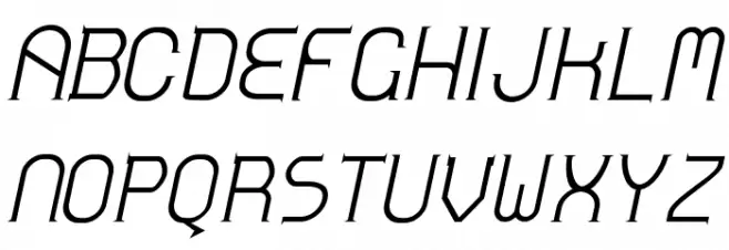 Zoloft-Italic 字体 大写