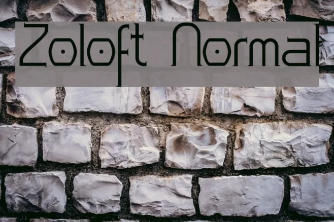 Zoloft Normal Example 1