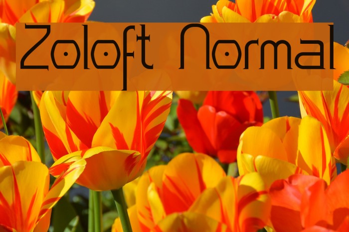 Zoloft Normal Font examples