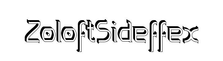 ZoloftSideffex  font caratteri gratis