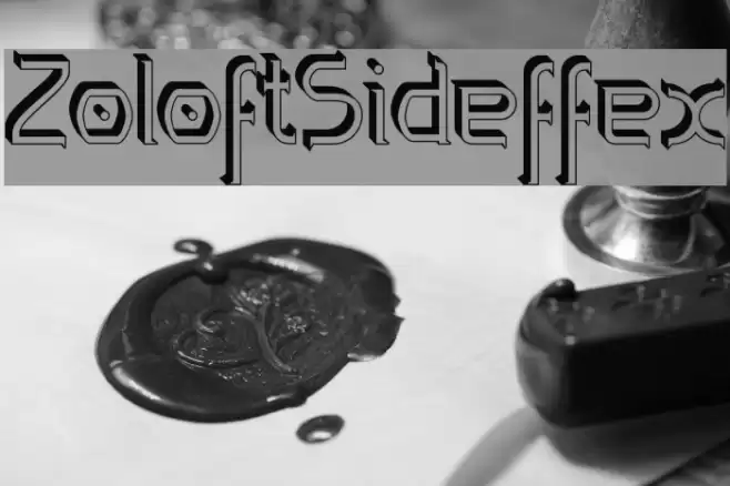 ZoloftSideffex फ़ॉन्ट examples