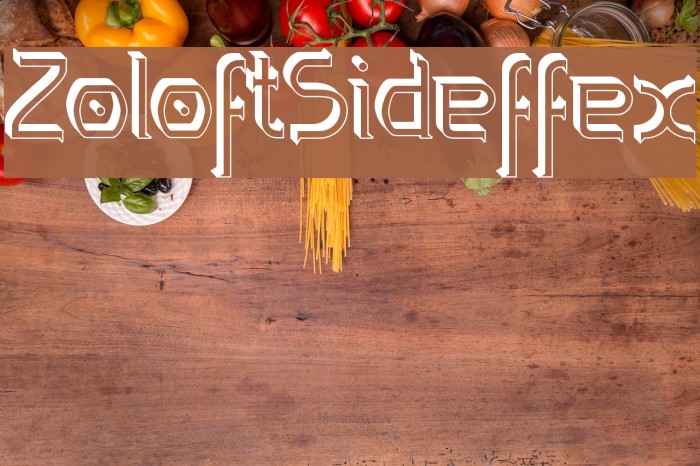 ZoloftSideffex फ़ॉन्ट examples
