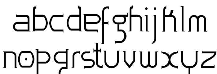 Zoloft Font LOWERCASE
