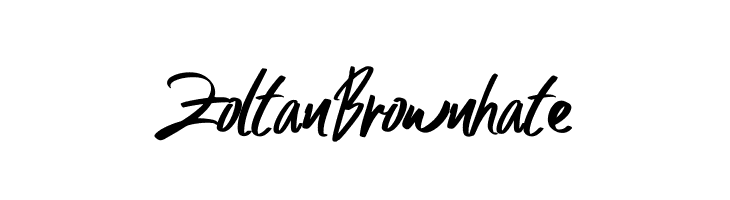 Zoltan Brownhate Font