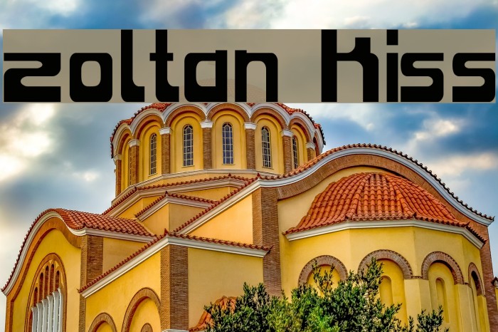 Zoltan Kiss Font examples