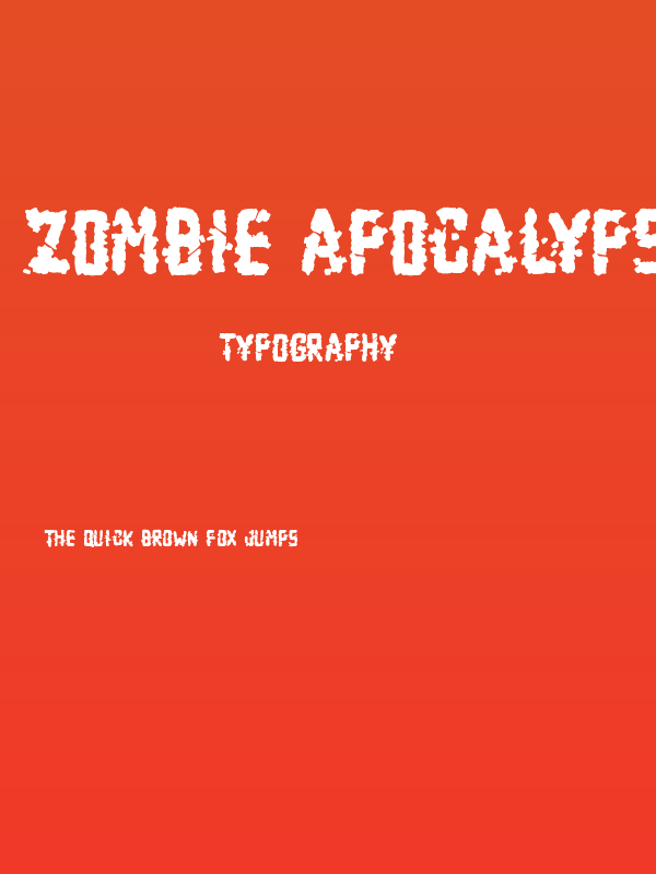 Zombie Apocalypse Poster