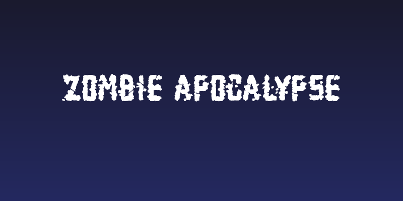 Zombie Apocalypse Social Header