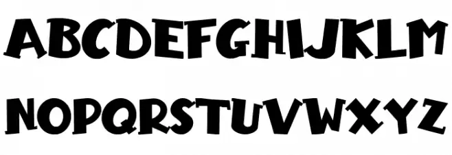 Zombie Brain Schriftart Groß
