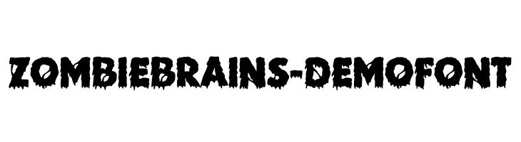 Zombie Brains-DEMO FONT  免费字体下载