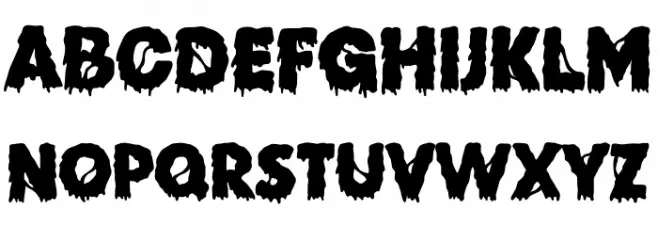 Zombie Brains-DEMO FONT फ़ॉन्ट अपरकेस