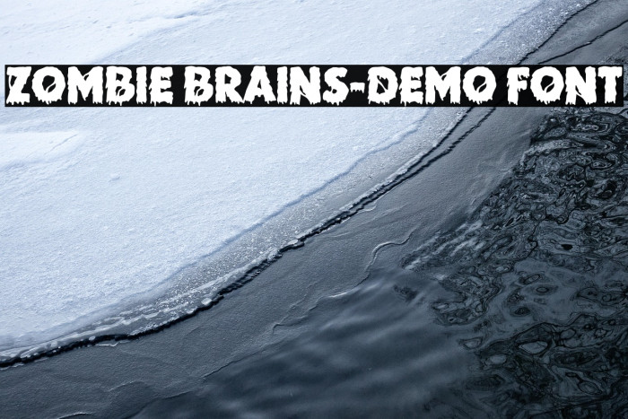 Zombie Brains-DEMO FONT Example 3