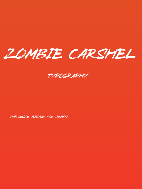 Zombie Carshel Poster