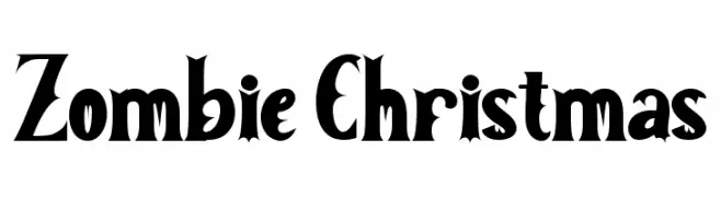 Zombie Christmas 免费字体下载
