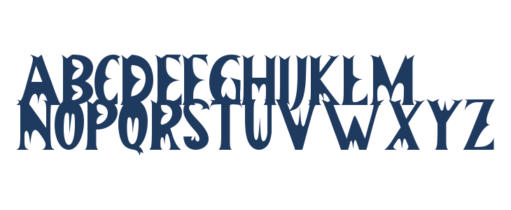 Zombie Christmas Uppercase